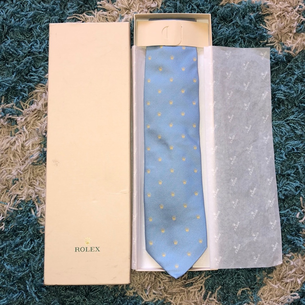 Rolex Tie (authentic) 100% silk